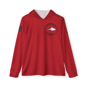 Men's Sports UPF 50+ Sun Protection Pull Over Hoodie (AOP) _ Southwest Idaho Ghostkokanee Fishing_America!