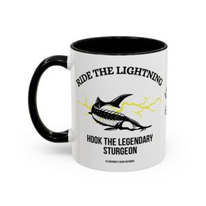 Accent Coffee Mug, 11oz - Ride The Lightning - Legendary Sturgeon