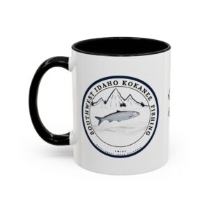 Accent Coffee Mug, 11oz - Southwest Idaho Kokanee Fishing