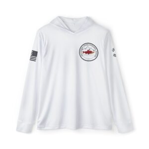 Men's Sports UPF 50+ Sun Protection Pull Over Hoodie (AOP) - Red Kokanee